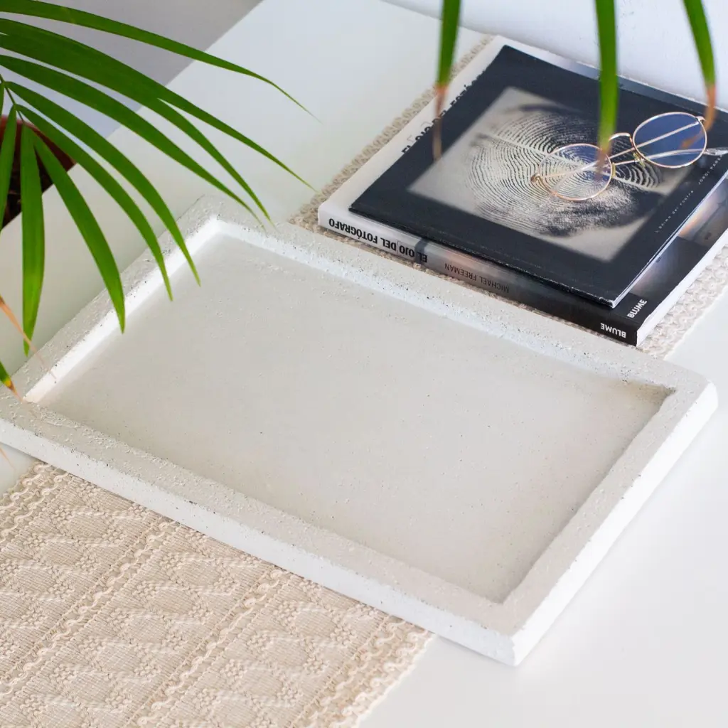 Lerret, Bandeja Rectangular (Blanco)