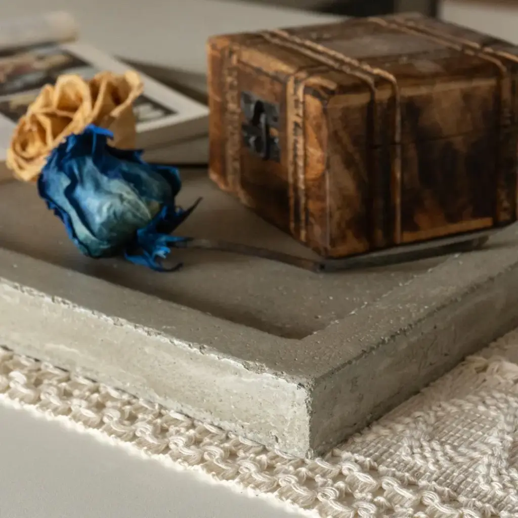 Lerret, Bandeja Rectangular (Gris)